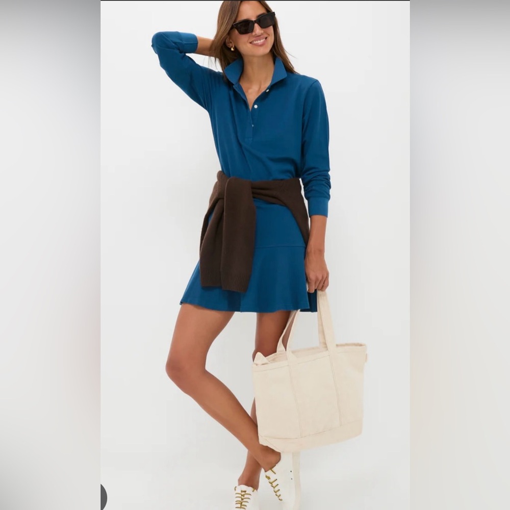 Tuckernuck Poseidon Long-Sleeve Pique May Polo Dress